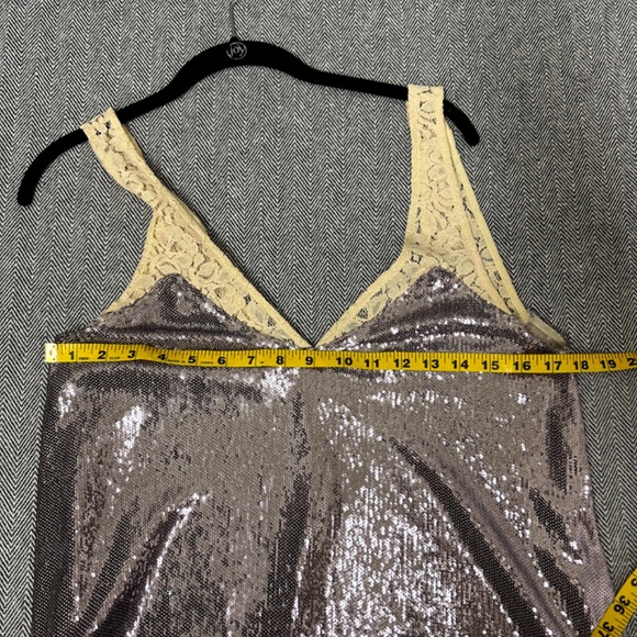 INTIMATELY - FREE PEOPLE - Sequin and Lace Slip Dress - Picture 4 of 6